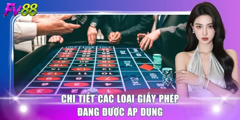 Chi tiết các loại giấy phép đang được áp dụng 