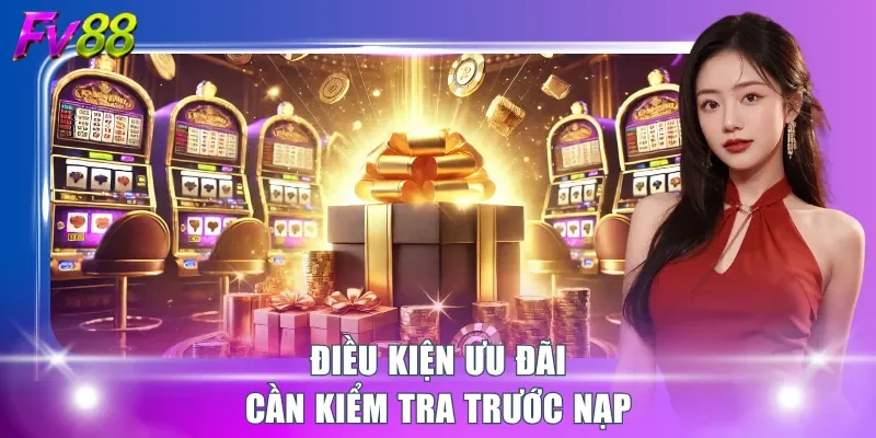 Điều kiện ưu đãi cần kiểm tra trước nạp