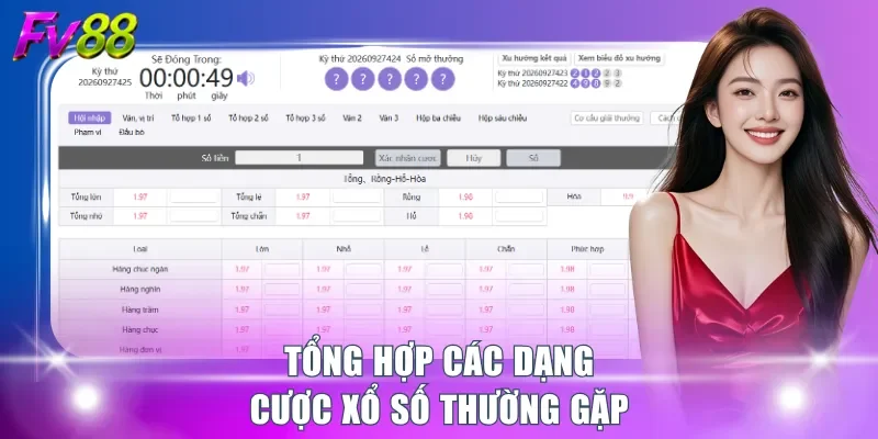 Tổng hợp các dạng cược xổ số thường gặp